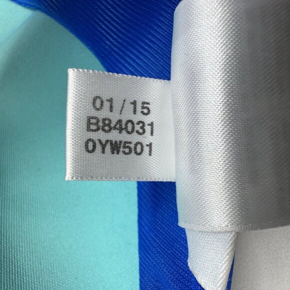 Reebok Strappy Sexy Cut Out Play Dry Sports Bra Floral Print‎ Blue Red Size S - Picture 8 of 8